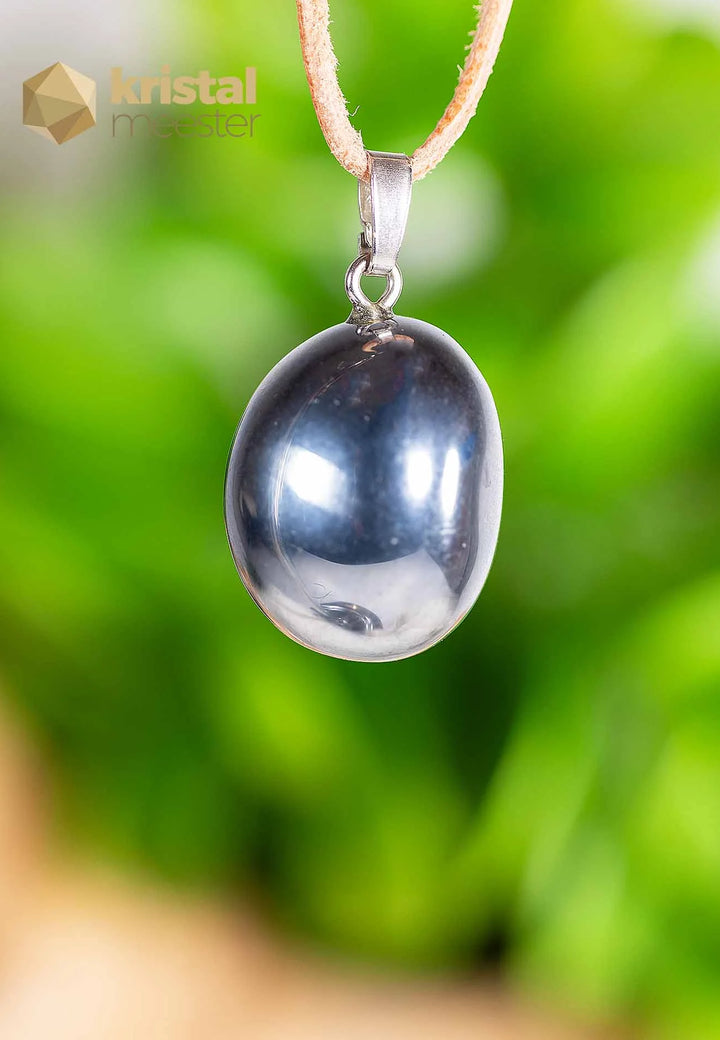 Silicium hanger met zilver oog - nr. 1