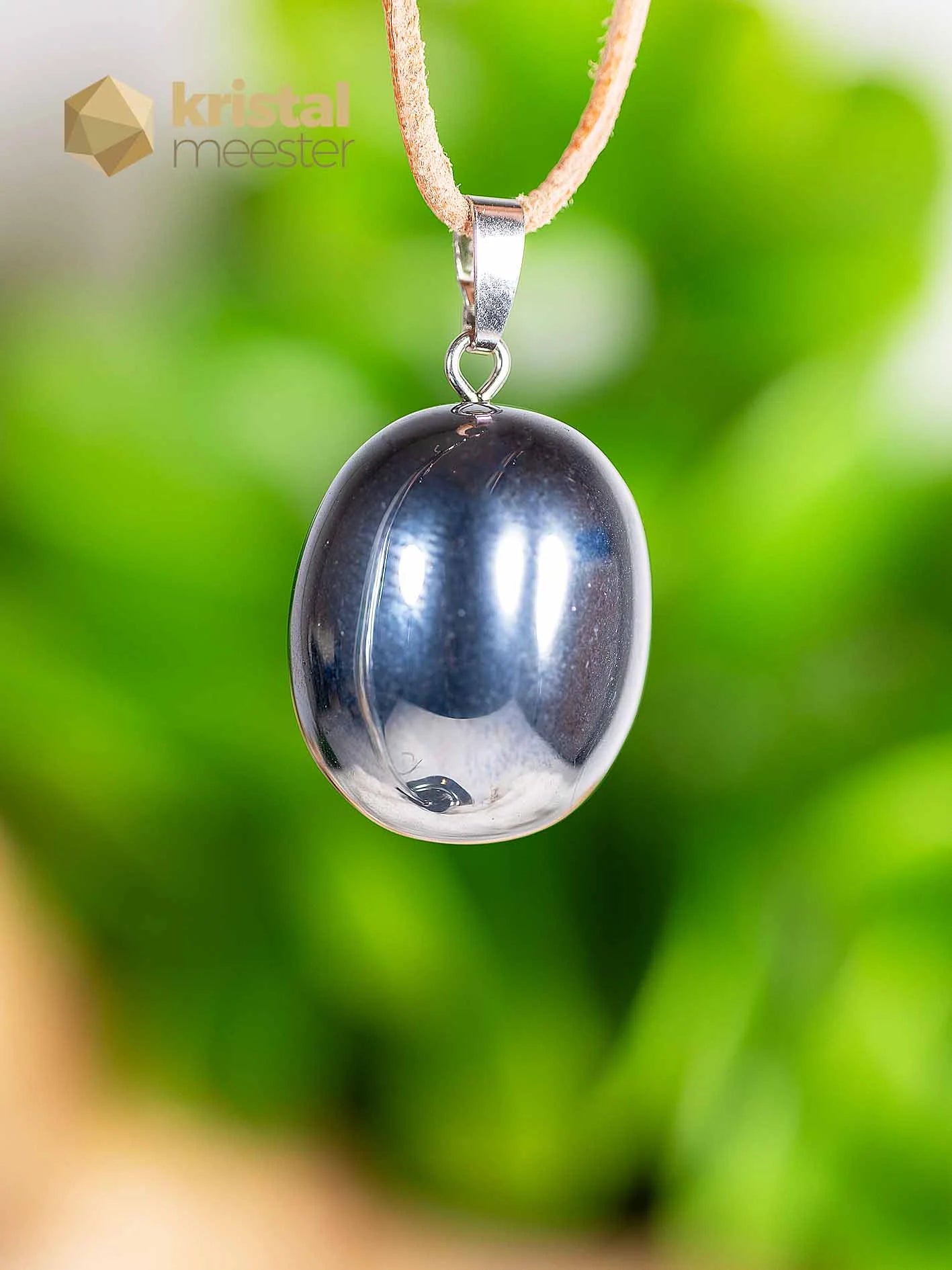 Silicium hanger met zilver oog - nr. 2