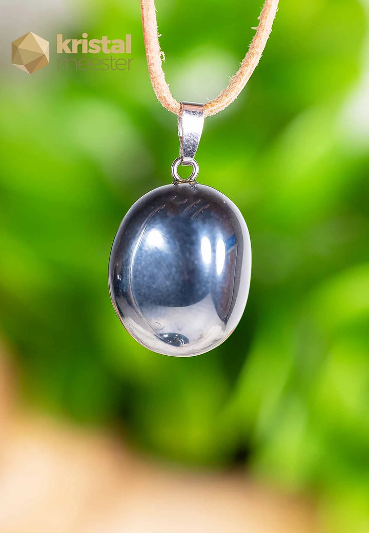 Silicium hanger met zilver oog - nr. 6