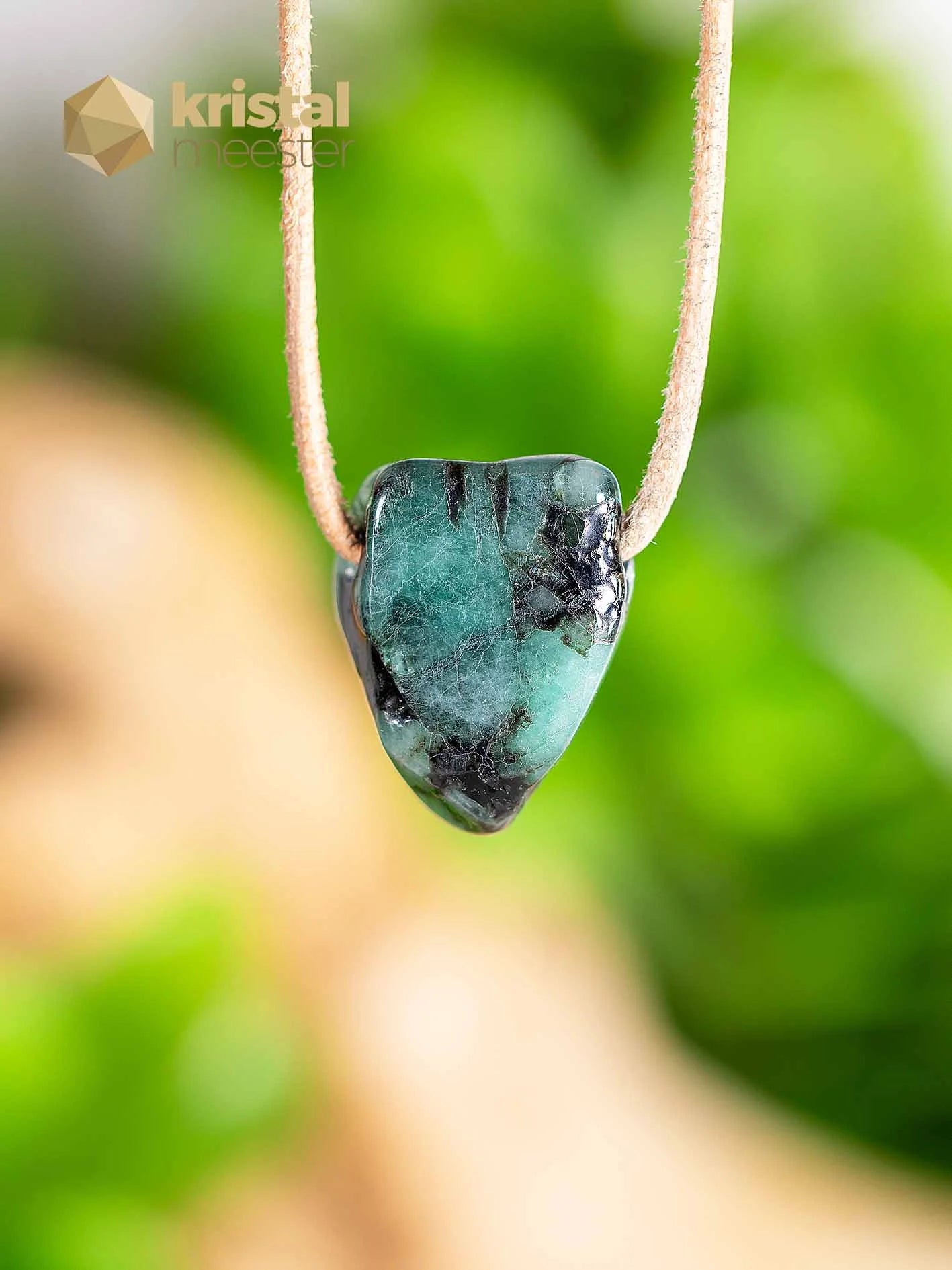 Emerald EX Pendant, drilled - no. 1