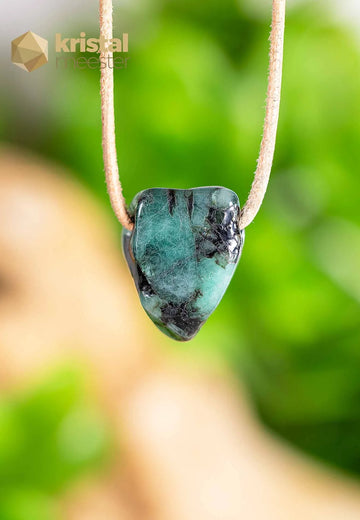 Emerald EX Pendant, drilled - no. 1