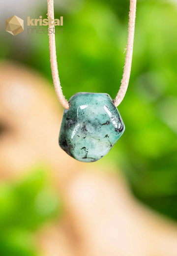 Emerald EX Pendant, drilled - no. 4