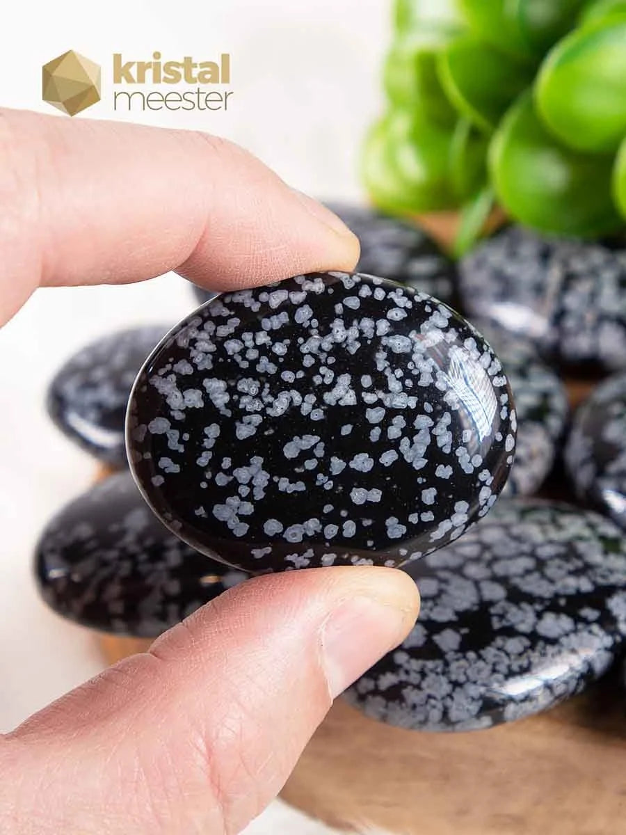Snowflake Obsidian Pocket Stones