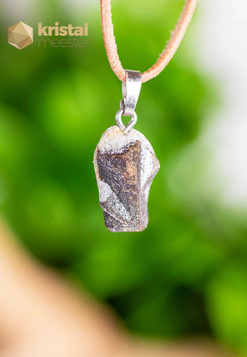Staurolite EX Pendant with silver loop - no. 4