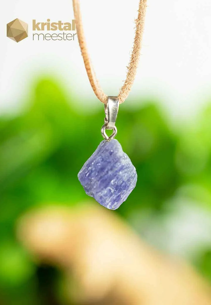 Tanzanite pendant with silver loop - no. 3