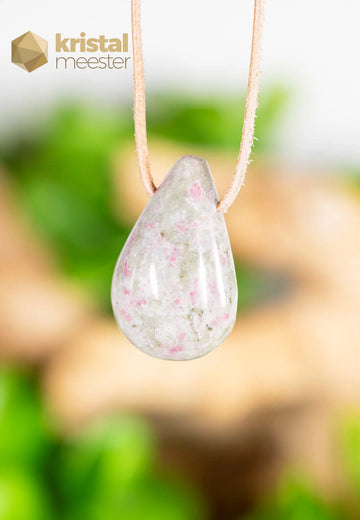 Thuliet  in Veldspaat druppelhanger - nr. 1