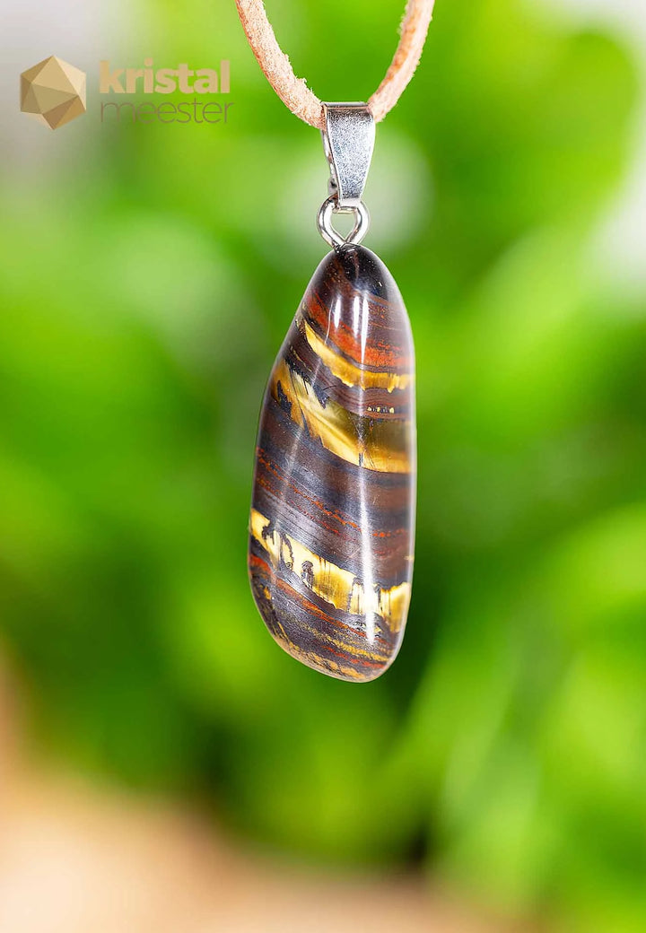 Tijgerijzer EX hanger met zilver oog - nr. 2