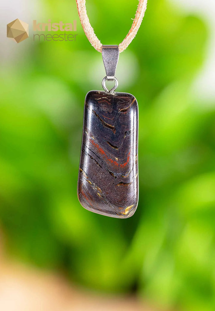 Tijgerijzer EX hanger met zilver oog - nr. 5
