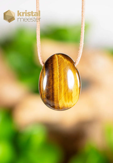 Tiger Eye Pendant, drilled - no. 2