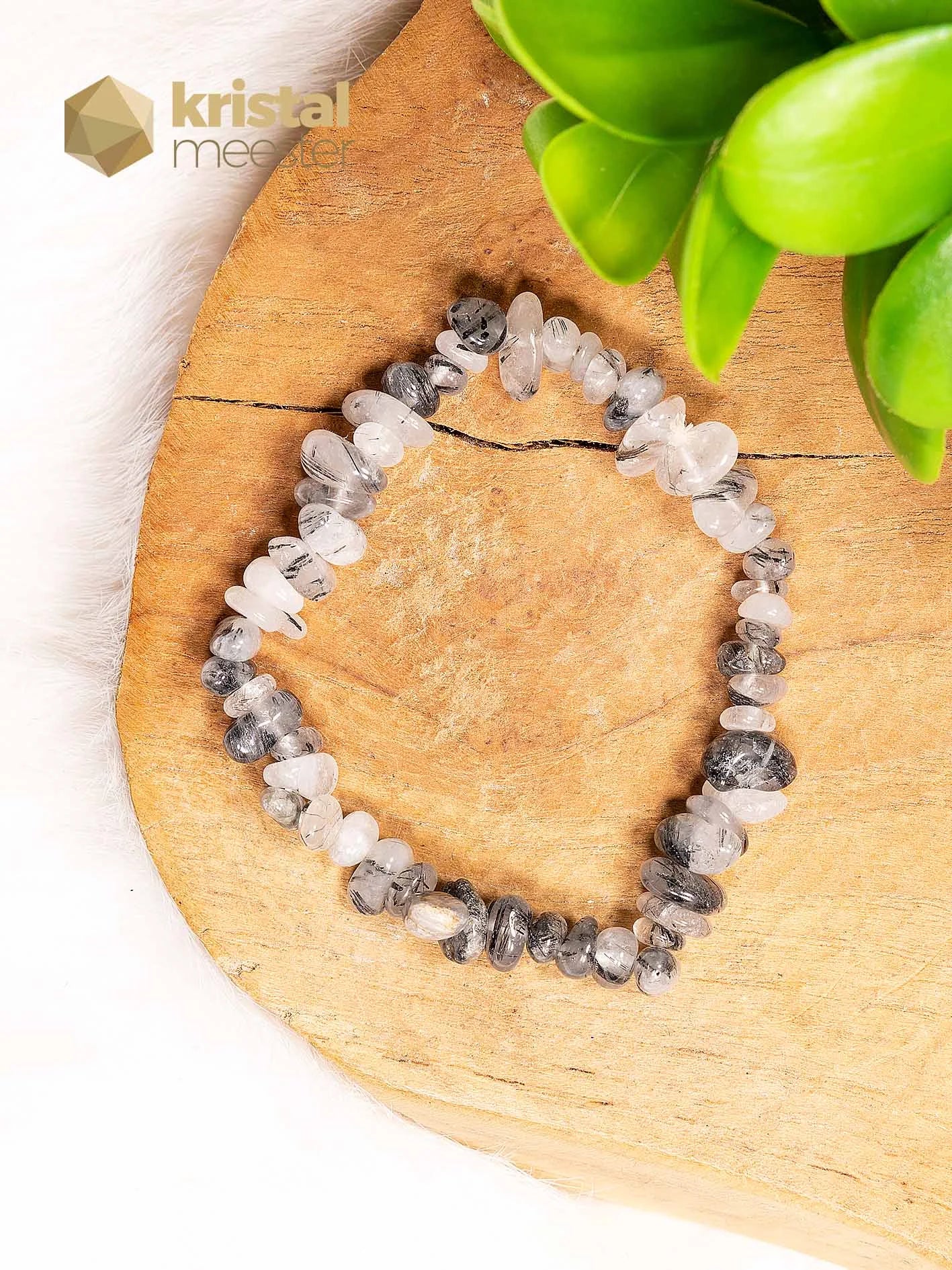 Tourmaline Quartz Chip Bracelet