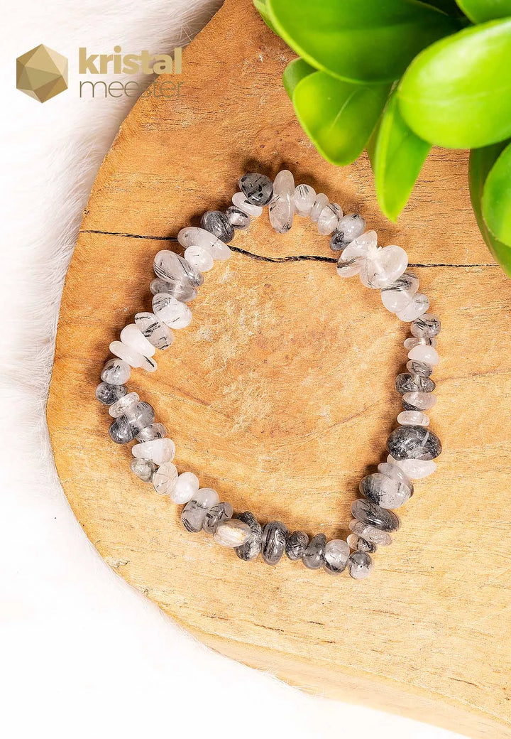Tourmaline Quartz Chip Bracelet