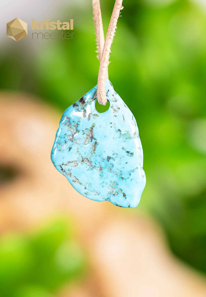 Turquoise Pendent, drilled - no. 3