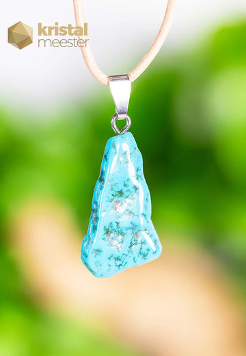 Turkoois hanger met zilver oog - nr. 2