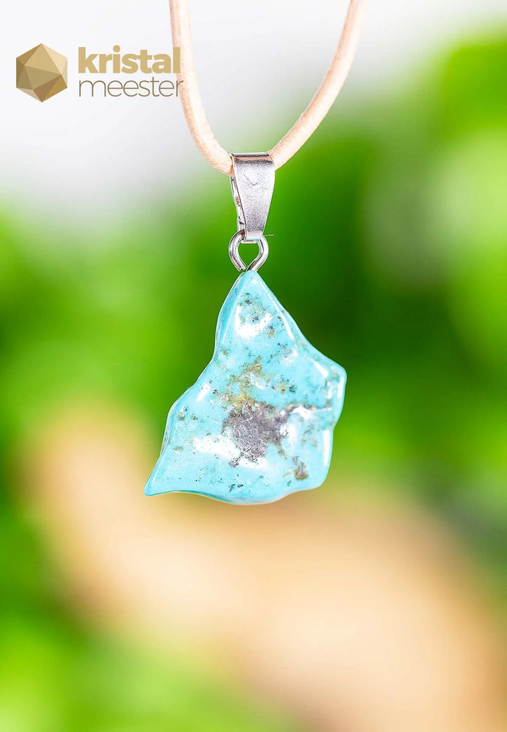 Turkoois hanger met zilver oog - nr. 3