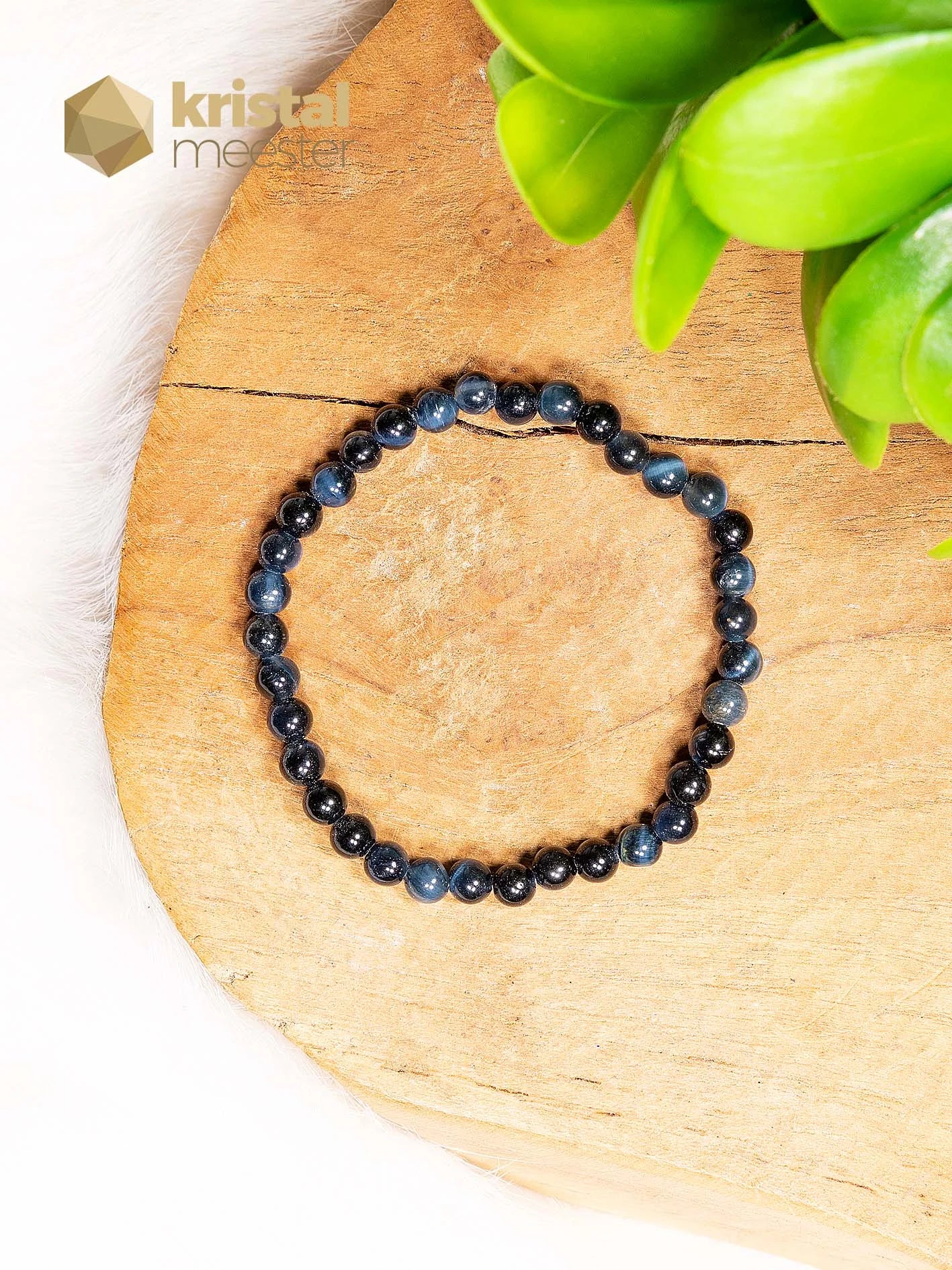 Valkenoog Kogelarmband - 4 mm - Kind