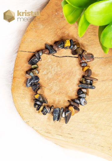 Falcon's Eye Chip Bracelet 