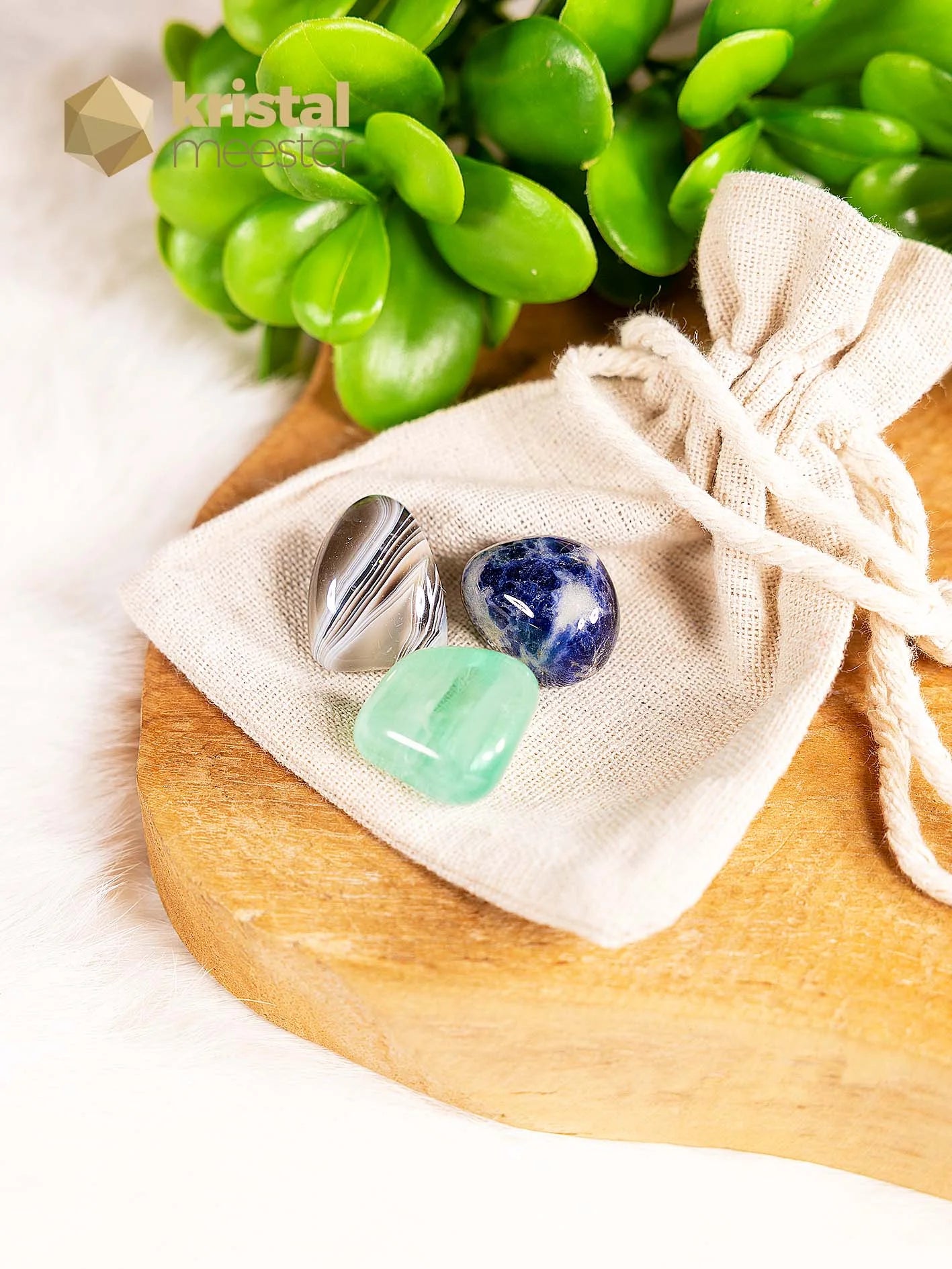 Edelstenensetje - Zakje vol examenstress