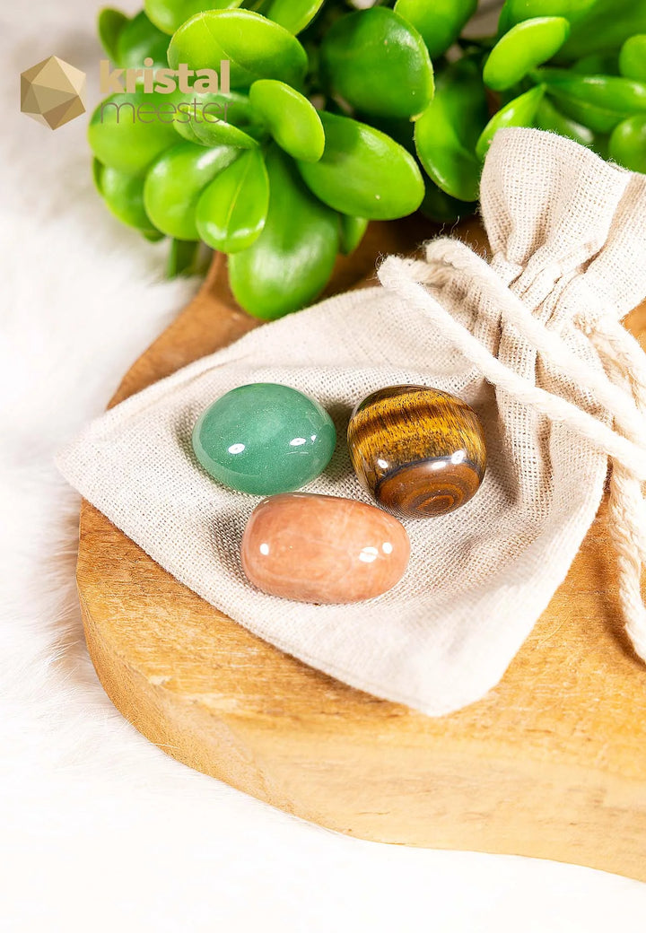 Edelstenensetje - Zakje vol geluk